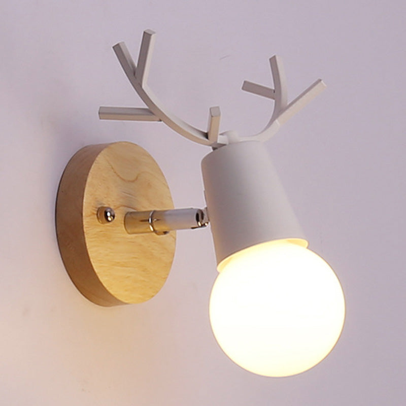 Luces de pared de tocador armado Modernos apliques de tocador de madera de estilo minimalista