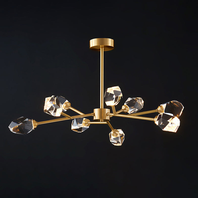 Postmodern Luxury Style Spray Pendant lustre Crystal Hanging Lamping