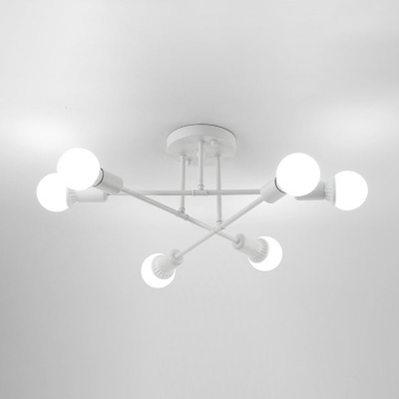 Linear Flush Mount Ceiling Light Minimalistic Metal Flush Light