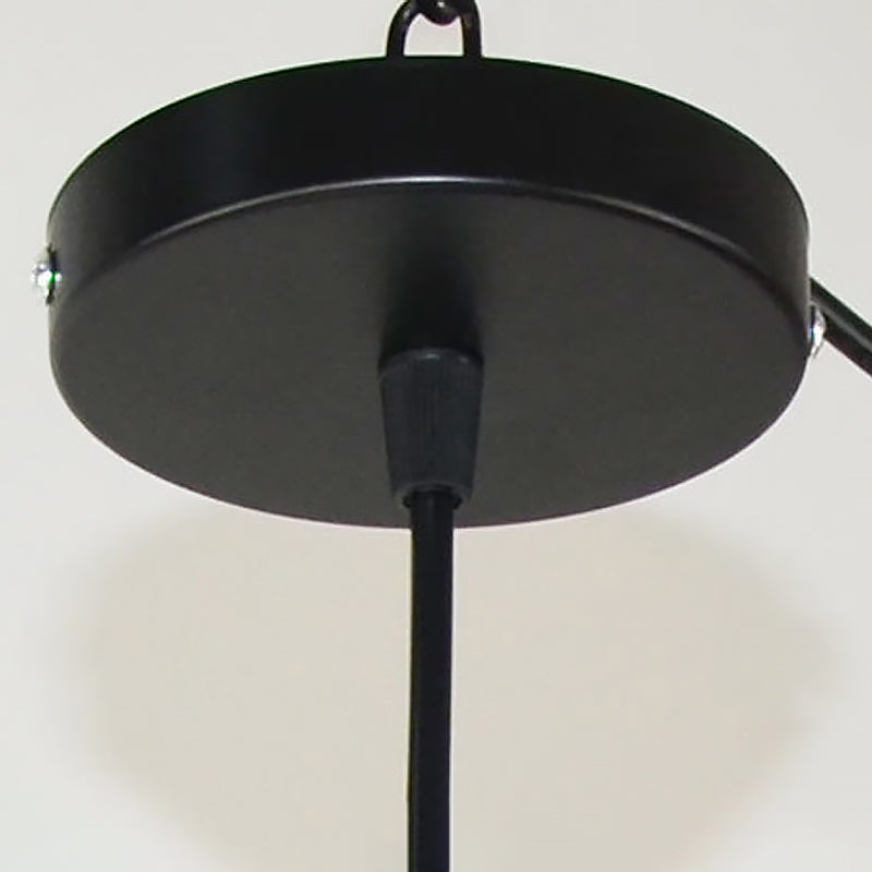 Black metalen hanger licht indsutriale retro kom draad kooi hangende lamp voor restaurant