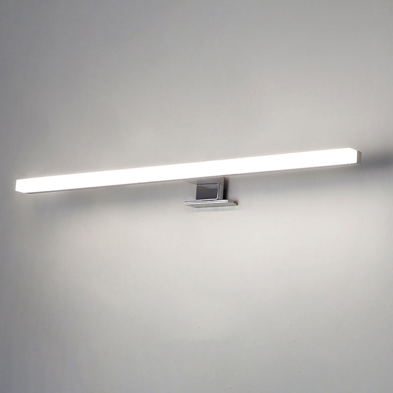 Minimalismo contemporáneo de maquillaje lineal Espejo Luz de aleación de aluminio Montaje de pared LED Luz de tocador