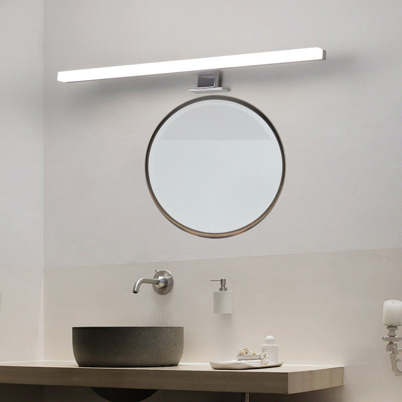 Minimalismo contemporáneo de maquillaje lineal Espejo Luz de aleación de aluminio Montaje de pared LED Luz de tocador