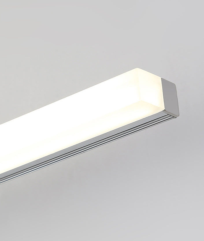 Minimalismo contemporáneo de maquillaje lineal Espejo Luz de aleación de aluminio Montaje de pared LED Luz de tocador