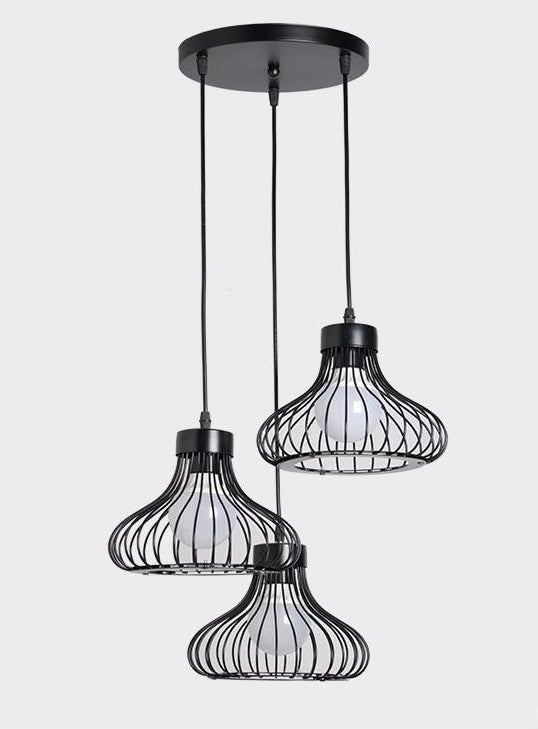 Vintage Bird Cage Pendants Light Industrial Style Pendant Pending Lights pour restaurant