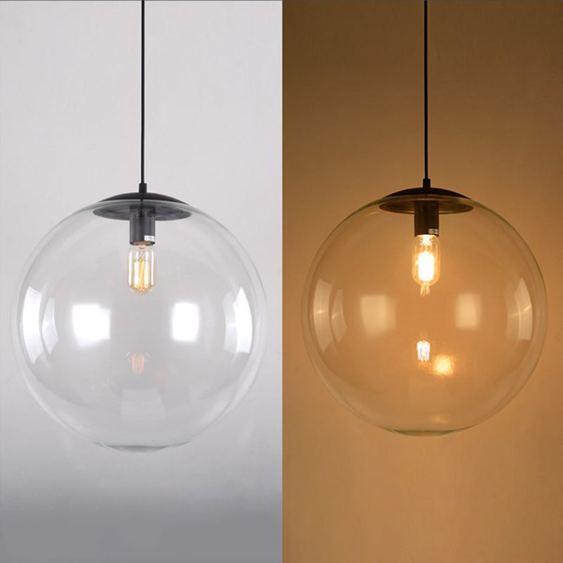 Globe hanglampverlichting armaturen industrieel glas 1 lichte hangers