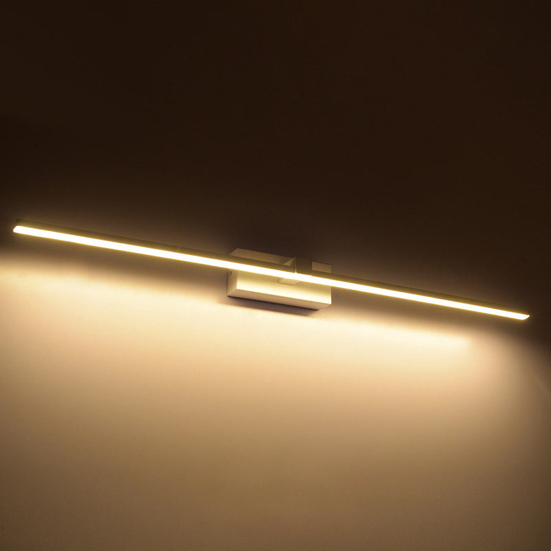 Modern Simplicity Linear Wall Sconce Lights Metallic Wall Sconce Lighting for Bathroom