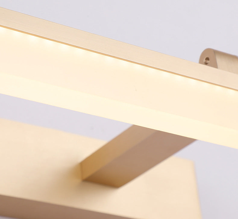 Simplicidad nórdica Luces de pared rectangulares Luz de plástico de plástico Accesorios para el baño