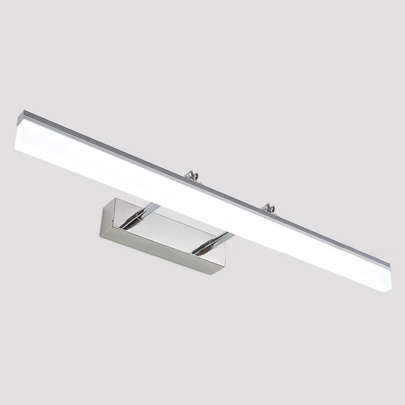 Simplicidad contemporánea luces de pared rectángica lámpara de pared acrílica para baño