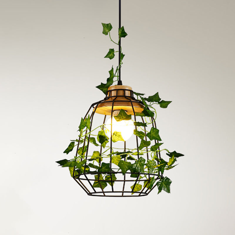 Shaded Hanging Pendant Light Loft Style Metal Pendant Lighting Fixture for Restaurant