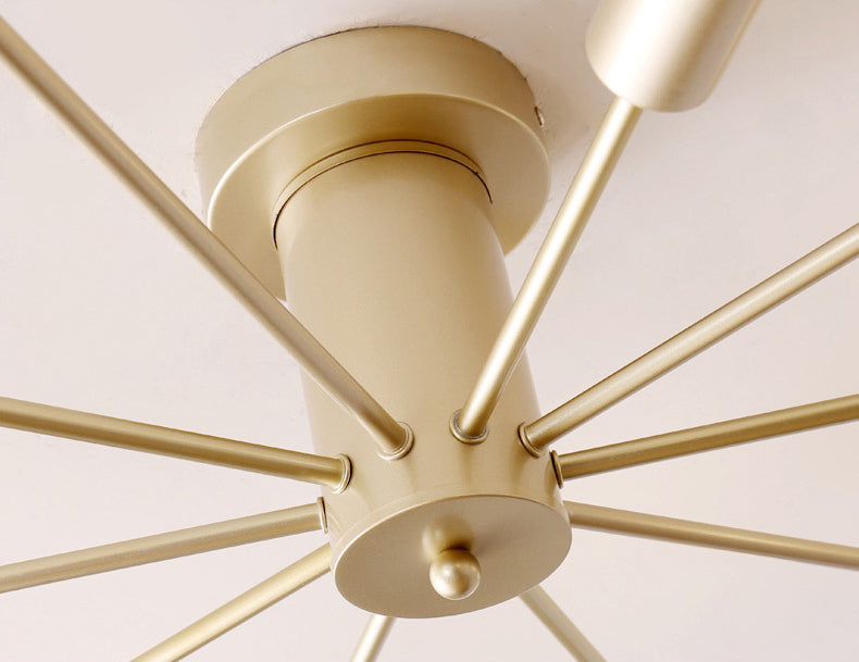 Sputnik Design Semi Flush Mount Leuchte Moderne Metall Semi Flush