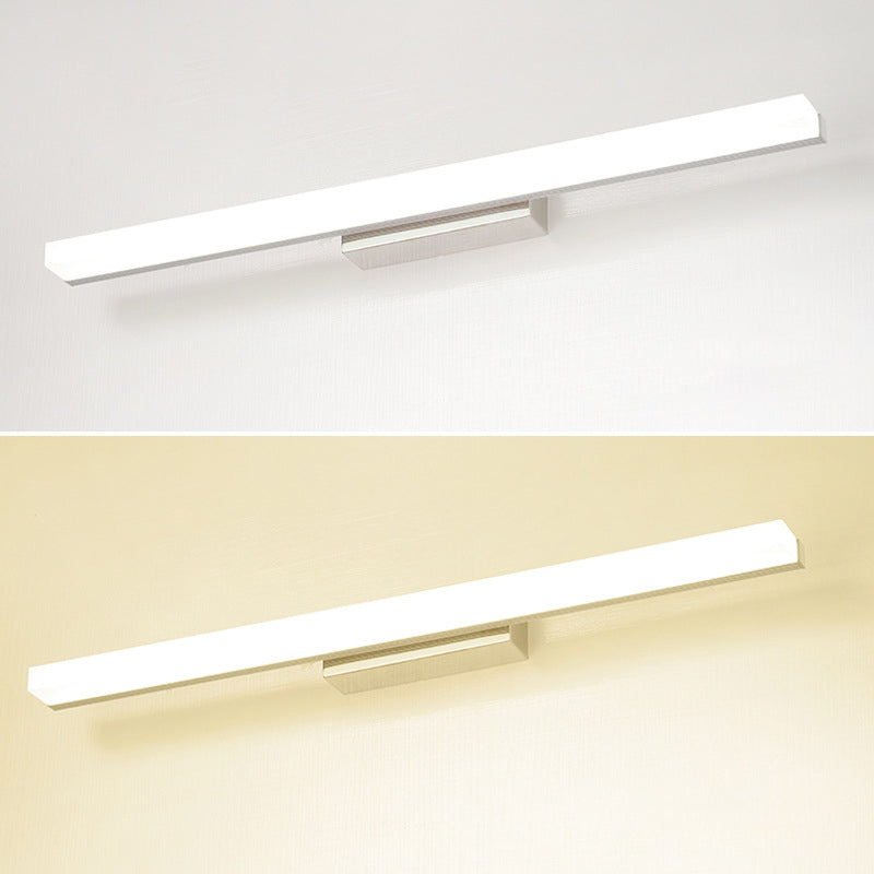 Luz ajustable Minimalismo moderno Tocador de baño Luz lineal LED LEDLIC LUCHENES EN CROME