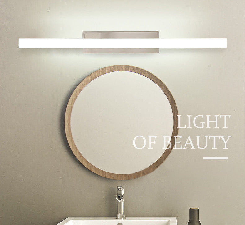 Luz ajustable Minimalismo moderno Tocador de baño Luz lineal LED LEDLIC LUCHENES EN CROME