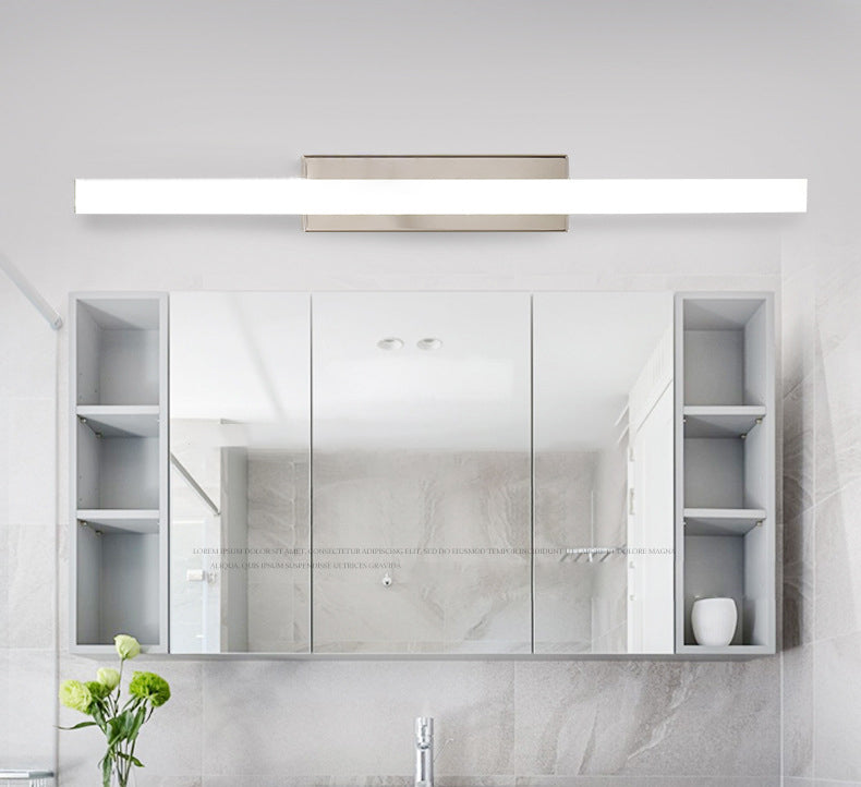 Luz ajustable Minimalismo moderno Tocador de baño Luz lineal LED LEDLIC LUCHENES EN CROME