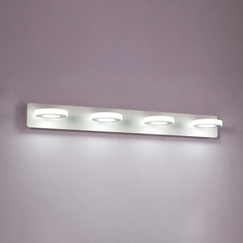 Luz de pared geométrica de lámpara montada en la pared estilo acrílico LED de montaje en pared blanco de montaje de pared