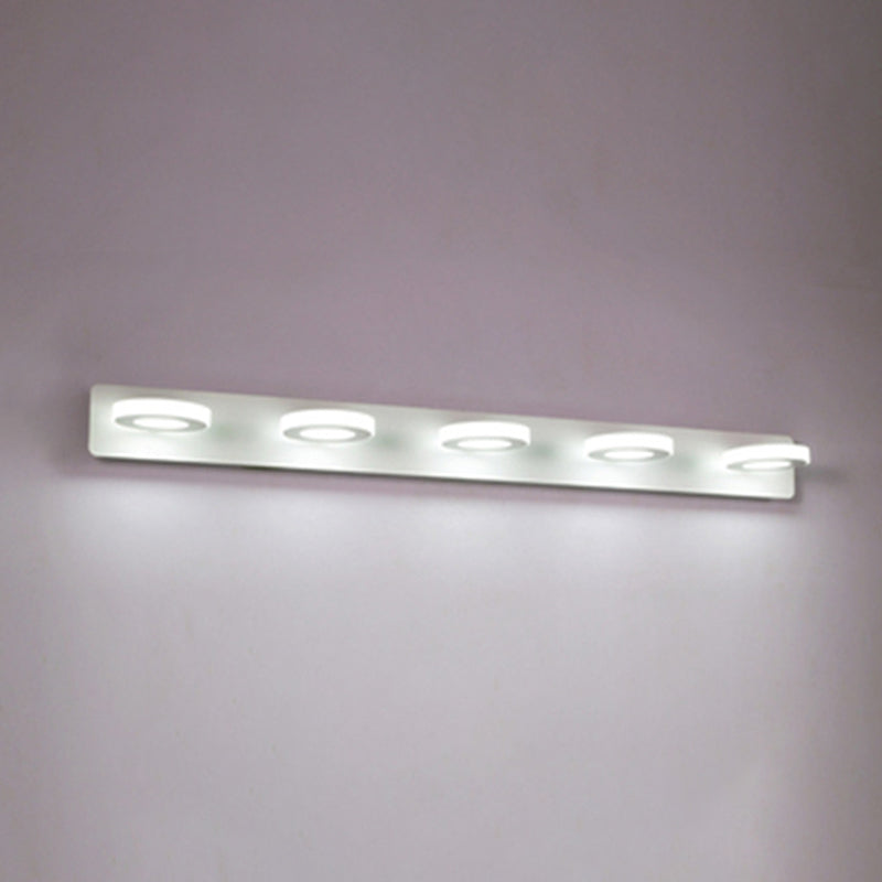 Luz de pared geométrica de lámpara montada en la pared estilo acrílico LED de montaje en pared blanco de montaje de pared