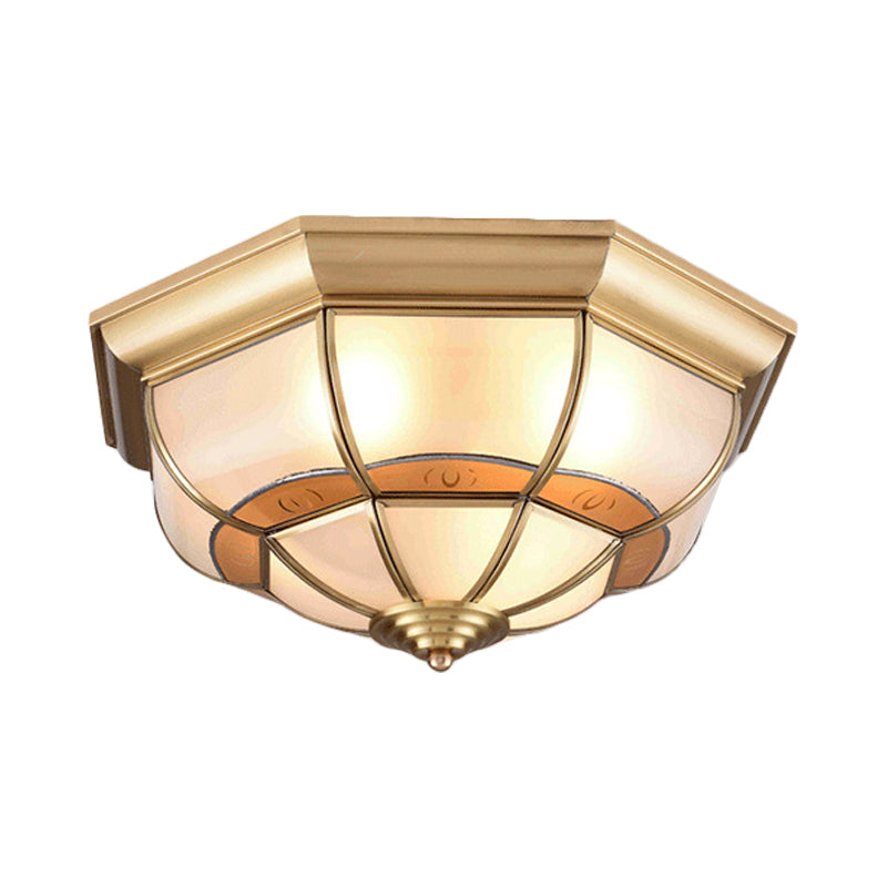 Lampada da incasso a soffitto in ottone metallico da 18"/21,5" con 4/6 lampadine Lampada da soffitto anticata per soggiorno