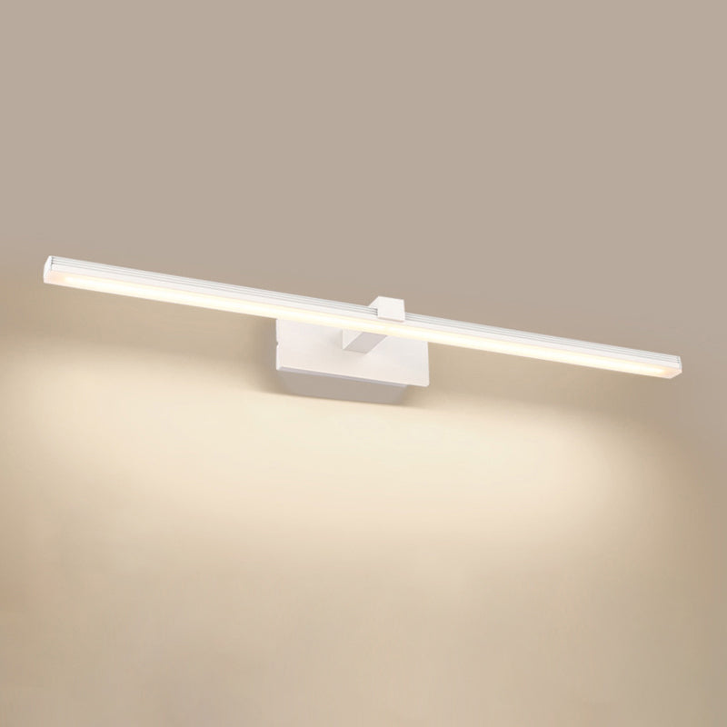 Accesorio de iluminación de pared de baño lineal led metal simplicidad estilo pared apliques luz