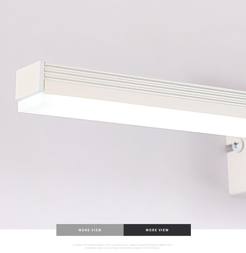 Accesorio de iluminación de pared de baño lineal led metal simplicidad estilo pared apliques luz