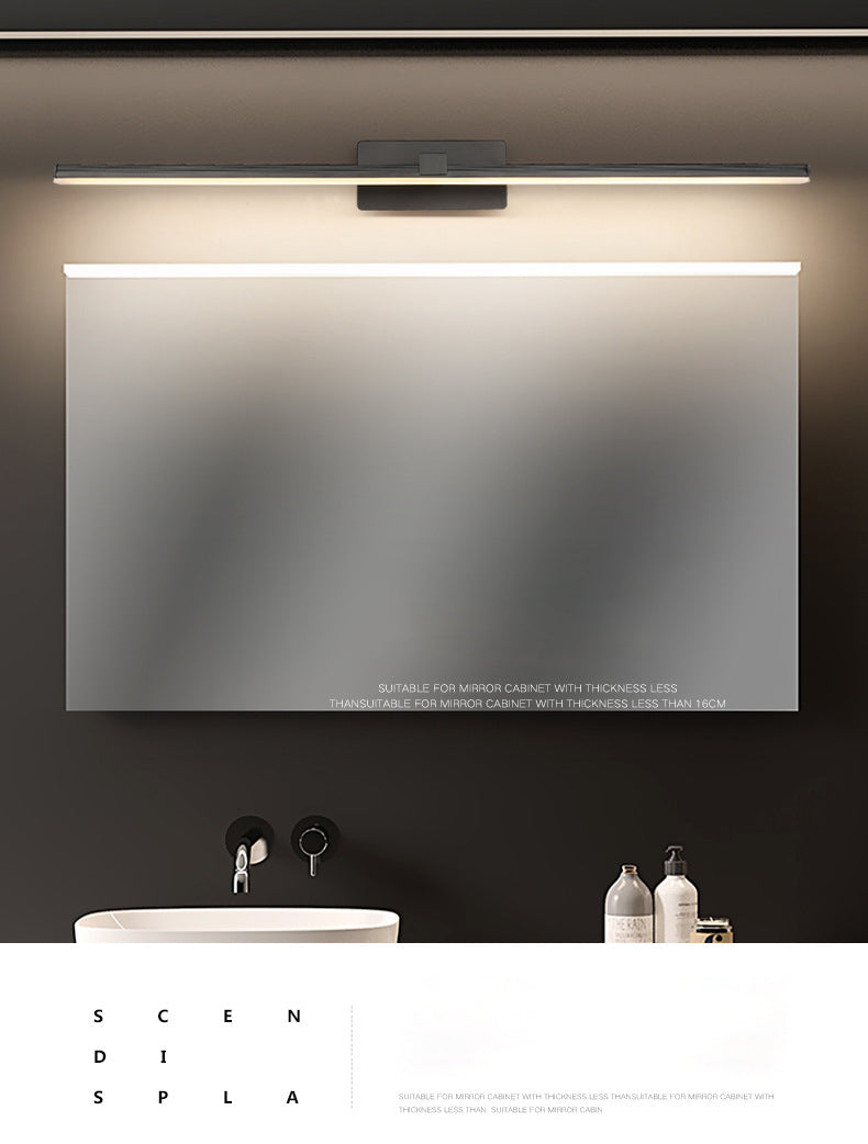 Accesorio de iluminación de pared de baño lineal led metal simplicidad estilo pared apliques luz