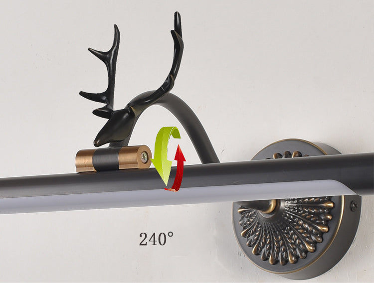 Iluminación de la pared de la asta minimalismo LED de pared de metal LED Luz para el baño