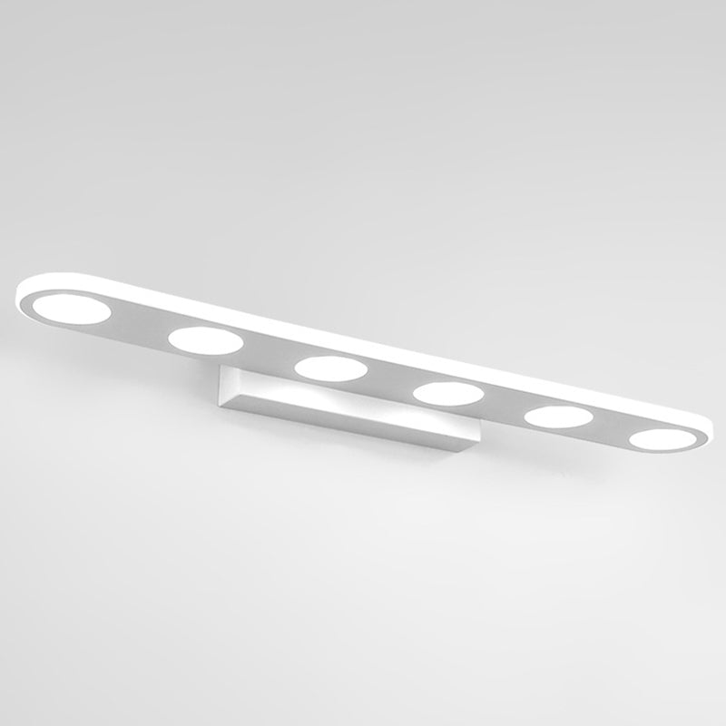 Accesorios de iluminación de pared geométrica acrílica Minimalismo Luz de montaje de pared LED en blanco