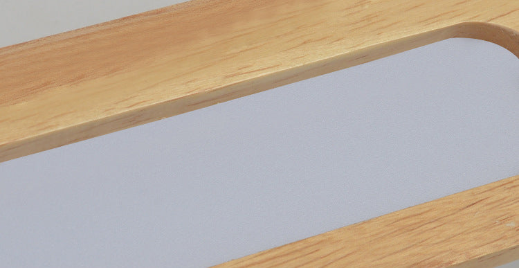 Lucioni di pannelli con applique a parete rettangolare in legno Light Stipce Led BEIGE