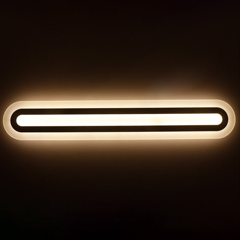 Plafoniera da incasso a LED in acrilico minimalista con illuminazione bianca da incasso lineare