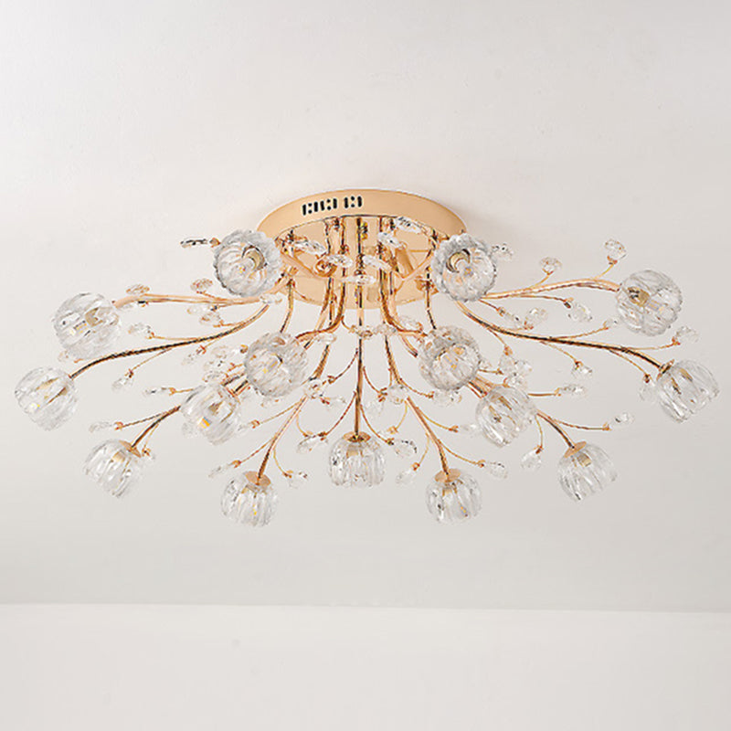 Modern Spherical Ceiling Flush Mount Lights Glass Ceiling Light