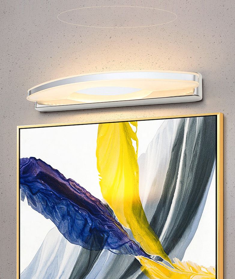 Schattierte Wandleuchten Beleuchtung zeitgenössischer Stil Metall Duschbaum LED -Wandmontage Licht in Chrom