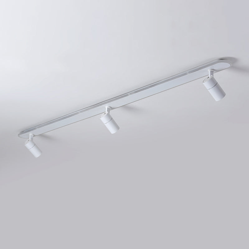 Montaggio semifulto a LED rettangolare bianco nella luce del soffitto acrilico in stile creativo moderno per luogo commerciale