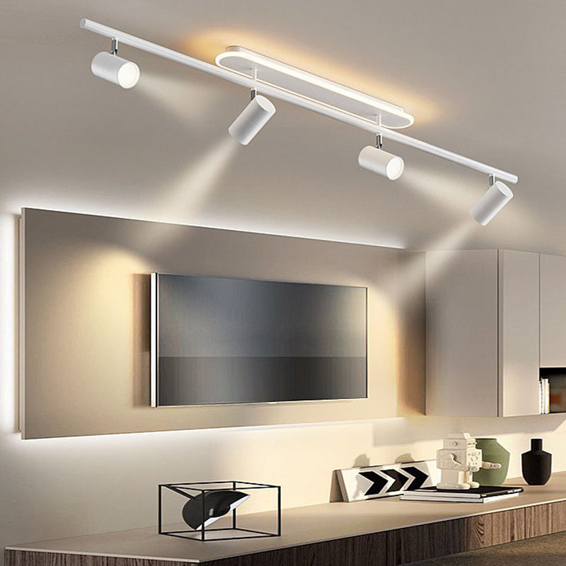 LED DE PLACE DE PLADIER DE LED DE SUBS LED acrylique en simplicité moderne Sputnik Metal Flush Mount pour le vestiaire