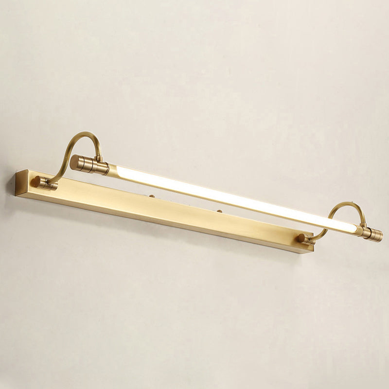 Vintage Simplicity Cylinder Vanity Sconce Lights Acrylic Wall Mount Light Fixture for Bathroom