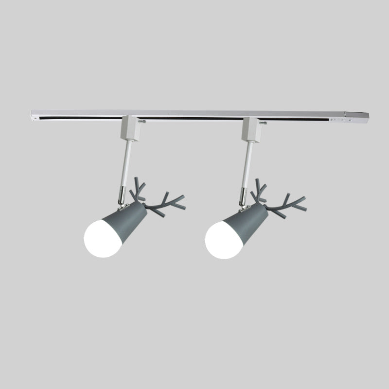 Nordic Log Plafond Track Light Personnalized Antlers Home Fonding Mall Vêtements Vence de vêtements Spotlight Commercial