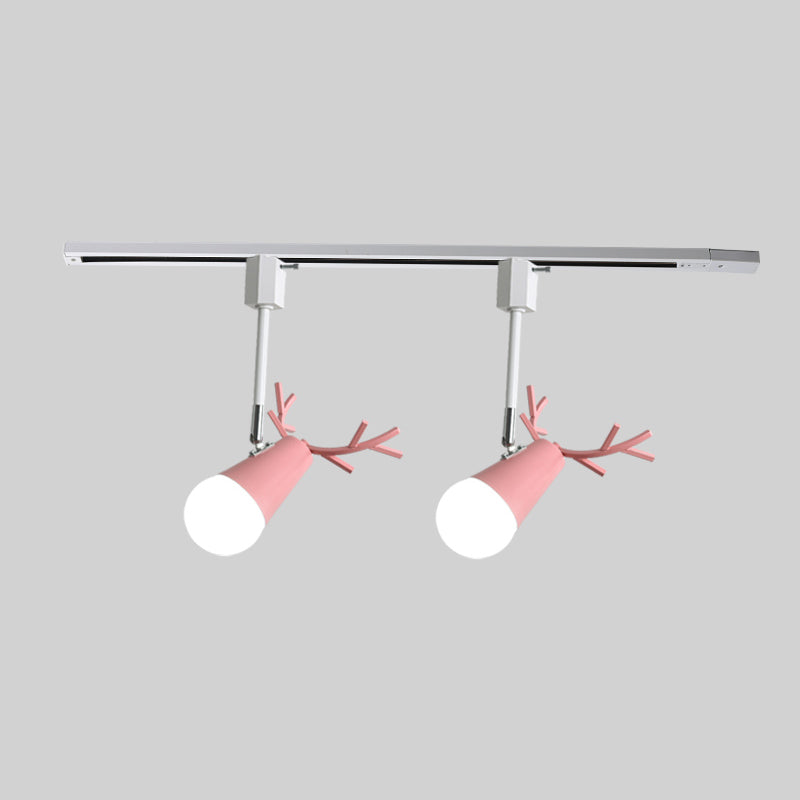 Traccia del soffitto Nordic Light Light Personalized Antlers Sfondo per la casa Store di abbigliamento Spotlight commerciale Spotlight