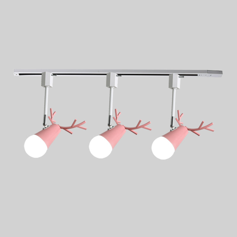 Traccia del soffitto Nordic Light Light Personalized Antlers Sfondo per la casa Store di abbigliamento Spotlight commerciale Spotlight