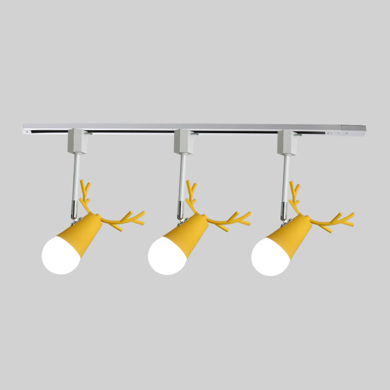 Nordic Log Plafond Track Light Personnalized Antlers Home Fonding Mall Vêtements Vence de vêtements Spotlight Commercial