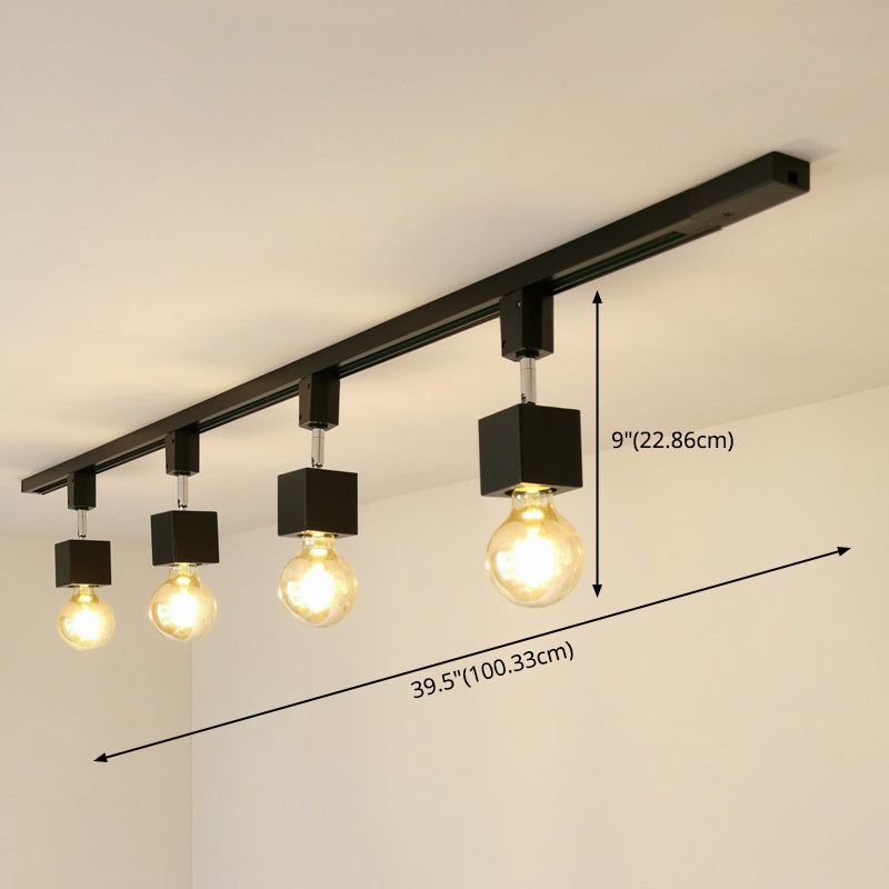 Éclairage de piste minimaliste moderne nordique Astigmatisme Astigmatisme Salle de salle à manger Lampe d'éclairage pratique