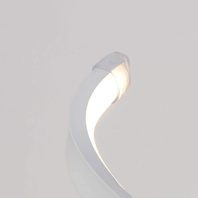 Modern Minimalist Style Spiral LED Table Lamp Aluminum Table Light for Bedroom