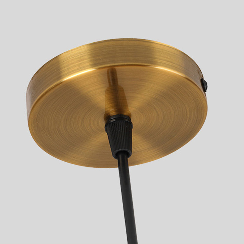 Lampada a sospensione a 1 luci a sud-est asiatico a forma di cappello da cappello lampadario da cucina lampadario da cucina