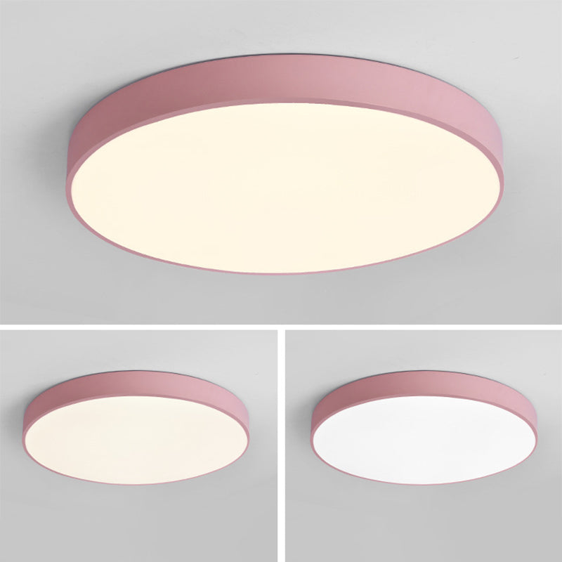 Acrilico Circular Flush Mount Led Luci Moderne Flushmount