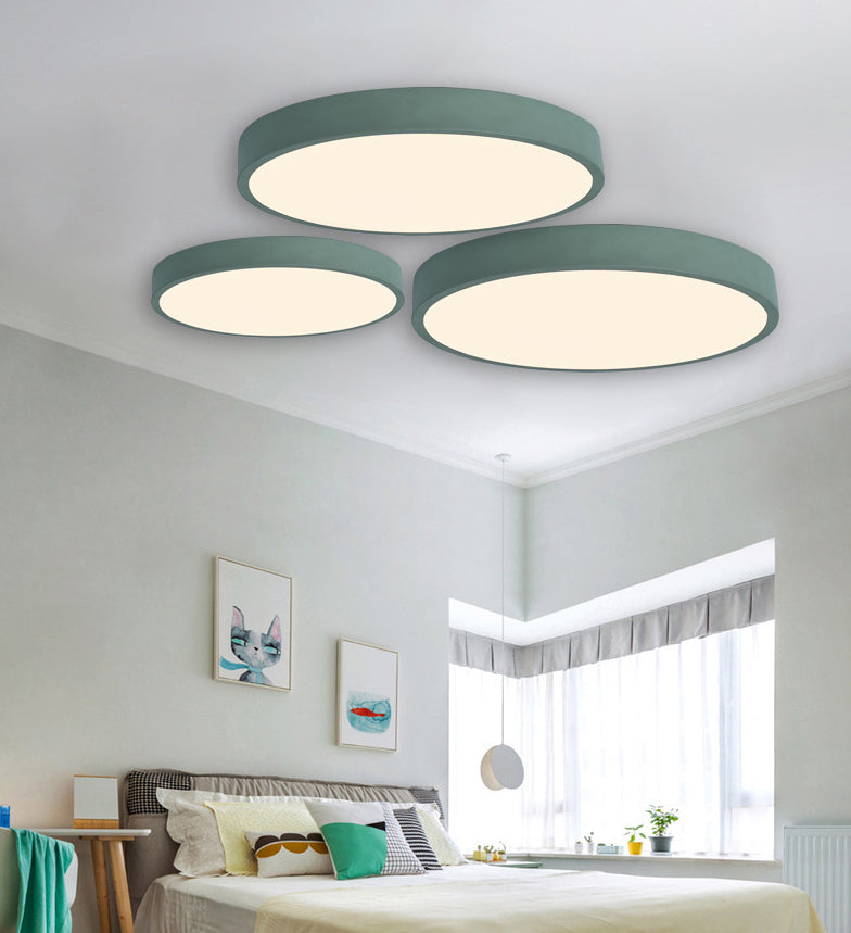 Acrilico Circular Flush Mount Led Luci Moderne Flushmount