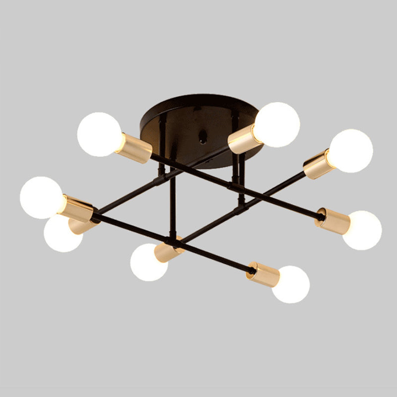 Lámpara de techo minimalista moderna de bombillas