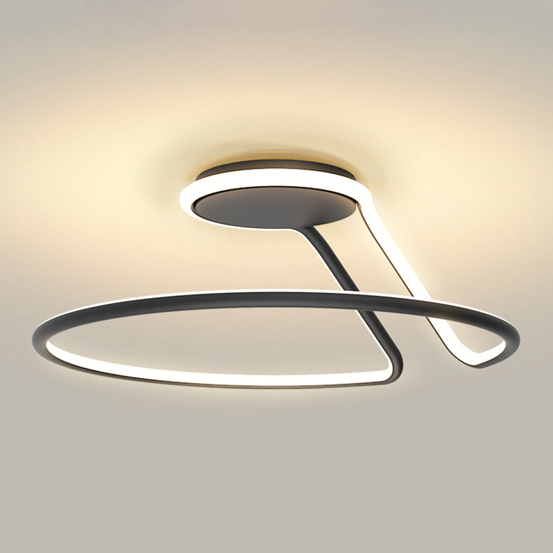 Circular Semi Flush Mounted Plafond Light