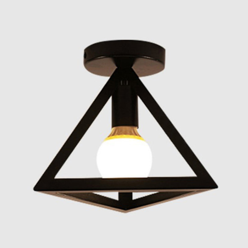 Moderne industriële stijl ijzeren frame lampenkaplamp voor slaapkamer