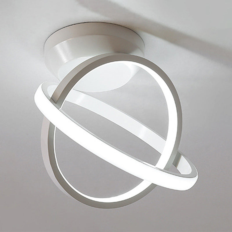 Circle Semi Flush Mount Leuchte ultra-intensive Metall Deckenleuchten für den Flur