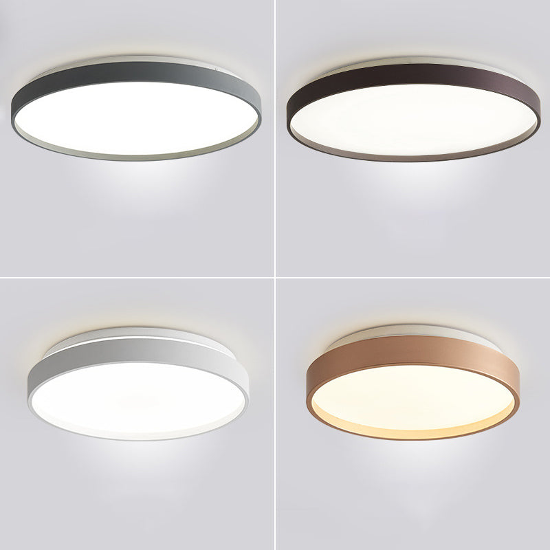 Circular Flush Mount Ceiling Fixture Modern Acrylic Flush Mount