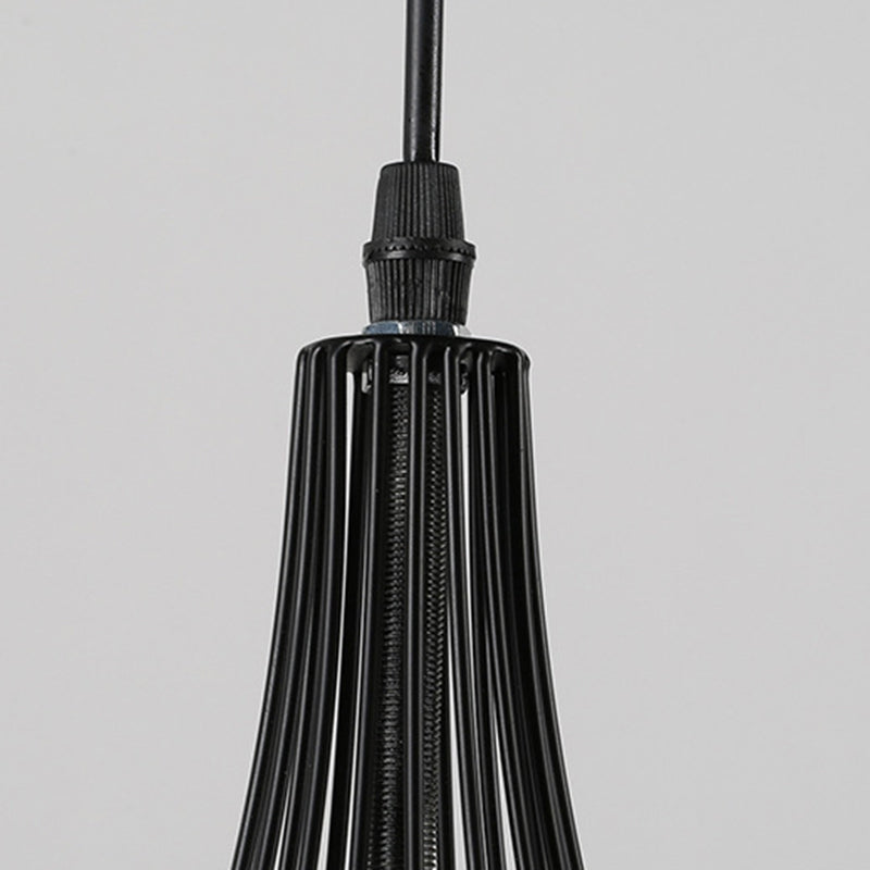 Lampe suspendue en forme noir