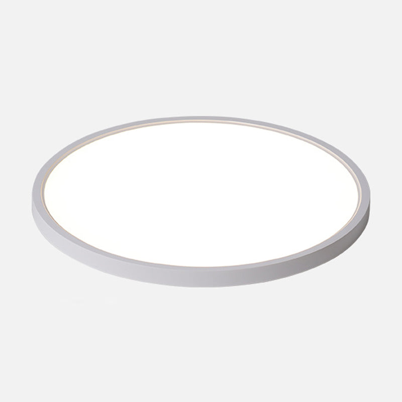 Modern Circular Flush Mount Light Fixtures Acrylic 1 Light Ceiling Lamp