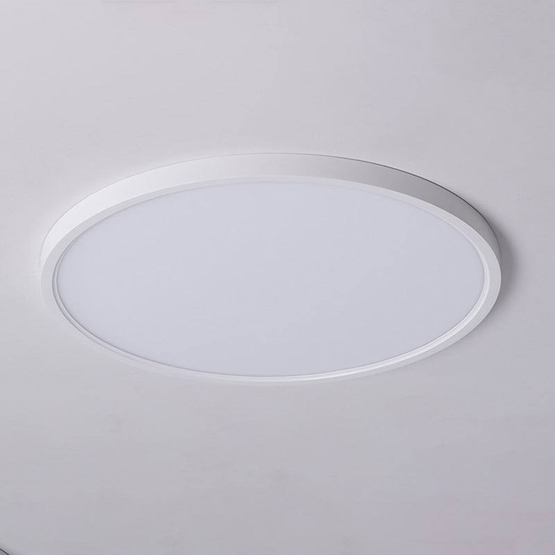 Modern Circular Flush Mount Light Fixtures Acrylic 1 Light Ceiling Lamp