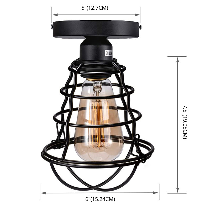 Lampada a montaggio semifulto INDUSTRIAL METALE ATTENZIONE LAMONDA PER LAVERA